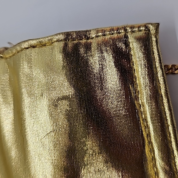 Vtg NWT Gold Metallic Bag - Picture 10 of 11